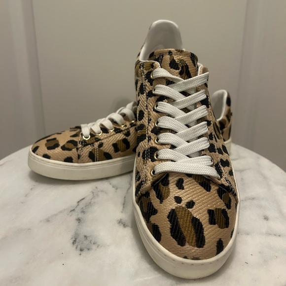 Stuart Weitzman - Livvy Sneaker - Leopard Raffia - 7.5 - Picture 4 of 4